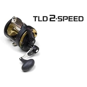 Shimano TLD 2-Speed Conventional Reel, 40 Pounds/450 Yards