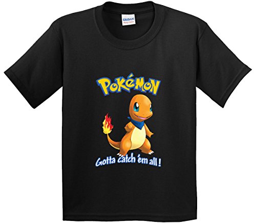 New Way 560 - Youth T-Shirt Pokemon GO Gotta Catch 'Em All Charmander