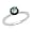 1.01 Carat Genuine Blue Diamond 14K White Gold Ring