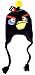 Angry Birds Bomb Black Bird Plush Laplander Earflap Beanie Character Hat Cap / Officially Licensed Product By Rovio