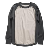 Appaman Raglan Cotton Sweater in Vintage Black
