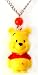 Search : Disney Winnie the Pooh Charm Necklace 16" silvertone chain
