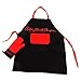 Antony Worrall Thompson Barbecue Apron and Mitt (in Black and Red)