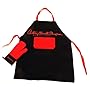 Antony Worrall Thompson Barbecue Apron and Mitt (in Black and Red)
