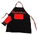 Antony Worrall Thompson Barbecue Apron and Mitt (in Black and Red)