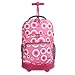 J World New York Sunrise Rolling Backpack, Pink Target, One Size