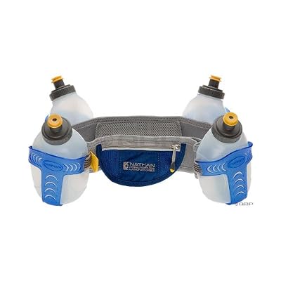Nathan Speed 4 Waist Pack with Four 10-Ounce Nutrition Flasks Nathan Speed 4 Waist Pack with Four 10-Ounce Nutrition Flasks