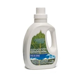 Seventh Generation Fabric Softener, Free & Clear, 40 oz Bottle (Pack of 6)