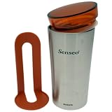 Brabantia Kaffeepaddose Deluxe für Senseo Kaffeepads, orange