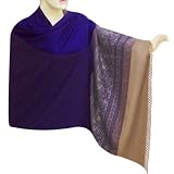Handmade Self Design Mix Wool Shawl With Plain Border From India, Pleasant Gift For Her Shwl0135r 41snpWMwznL. SL160 Handmade Self Design Mix Wool Shawl With Plain Border From India, Pleasant Gift For Her Shwl0135r
