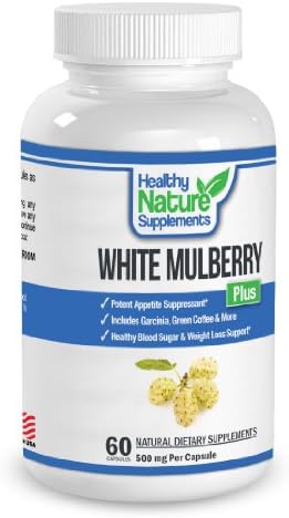 White Mulberry Leaf Extract #1 Weight Loss Formula - With Garcinia, African Mango and Green Coffee