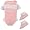 Nike Florida Gators White & Pink Infant 3-piece Creeper Set