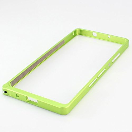 Slim Ultra Thin Metal Hard Frame Bumper Case Cover for Huawei Ascend P7 Bumper (Green)
