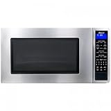 Preference 2.0 cu. ft. Countertop Micrwave Oven with 1 100 Cooking Watts Sensor Modes and Blue LED Display Stainless Steel