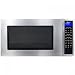 Preference 2.0 cu. ft. Countertop Micrwave Oven with 1 100 Cooking Watts Sensor Modes and Blue LED Display Stainless Steel