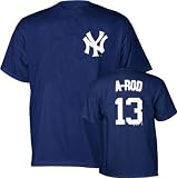 Alex Rodriguez New York Yankees Youth Player Name and Number Navy T-Shirt