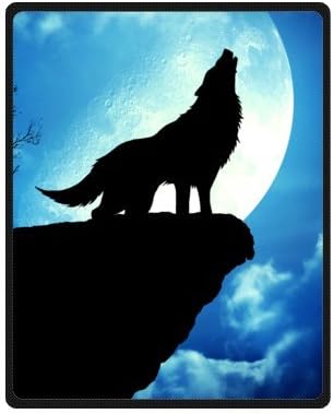 Stylish Pattern Full Color Printed Wolf Throw and Blankets 40" x 50" (Small)
