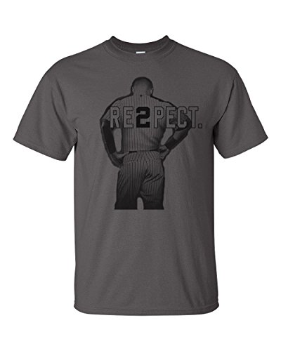 Jacted Up Tees Respect #2 Derek Jeter Men's t-Shirt SHIPS FROM OHIO USA