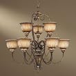 Minka Raffine Aged Patina 9 Light Chandelier 969-243