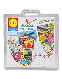 Alex "Paint Like A Master" Music - 4 Canvases And Acrylic Paints Set