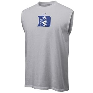 Nike Duke Blue Devils Ash Team Logo Sleeveless T-shirt