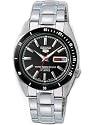 Seiko 5 Men's 50M Black IP Bezel Self-Winding Automatic Watch Model SNKF51K1