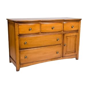 Simmons Furniture Serenade Combo Dresser - Hazelnut