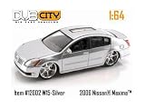 Jada Dub City Silver Nissan Maxima 1:64 Scale Die Cast Car
