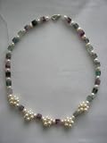 Freshwater Pearl and Amethyst Handmade Necklace