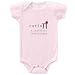 26 Degrees Forward Pink Organic Cotton Cutie Pi Onesie, 12 Months