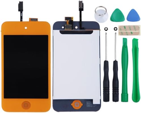Orange For iPod Touch 4 Gen LCD Touch Digitizer Screen Assembly Replacement+FREE Tools