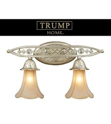2 Light Vanity With Embedded Crystal