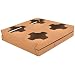 Southern Champion Tray 0115 Kraft Paperboard Fast Lock 4 Cup Drink Carrier, Hold 6 to 32 oz Cups, 8-3/8" Length x 8-3/8" Width x 1-3/4" Height (Case of 300)