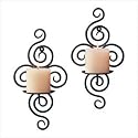 Wrought Iron Swirl Sconces - Style 32402