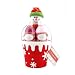 Bath Body Shower Spa Gift - Cranberry Spa Snowman Bucket - Christmas Holiday Gift Idea for Her