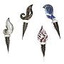 Vintage Royal Handcrafted Art Glass Wine Bottle Stopper