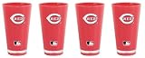 MLB Cincinnati Reds 20-Ounce Insulated Tumbler 4 Pack