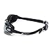 Adult Swim Goggles Mirrored Anti Fog Uv Protection Waterproof with Free Case and Ear Plugs for Swimming, Quick Adjusting Silicone Head Strap Flexible Nose Bridge Tinted Lenses Comfortable for Men Women Youth Black