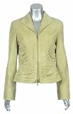 Anne Klein New York Women's Flores Suede Double Zipper Blazer Jacket Small Li...