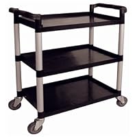 Polypropylene Mobile Trolley Large. Colour: Black
