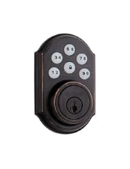 Home Improvement: Kwikset 910 Z-Wave SmartCode Electronic Deadbolt featuring SmartKey in Venetian Bronze - Kwikset Corporation