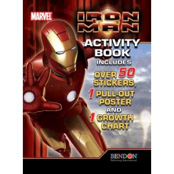 Iron Man Sticker Book with Poster