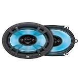 Dual TS5768 5-Inch X 7-Inch 6-Inch X 8-Inch 150 Watt 3-Way Illuminite Speakers 