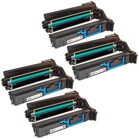 Konica Minolta Remanufactured Compatible Toner Cartridge For MagiColor 5430 5450 Series - Full Color Set