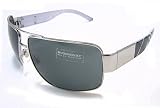 BURBERRY 3040 Sunglasses Striped GreyWhite Silver/Grey 1005/87 Shades