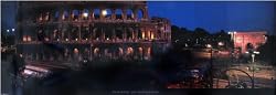 The Colosseum - Art Print (Rome, Italy) (Artist: Jim Blakeway) (Size: 38" x 13")