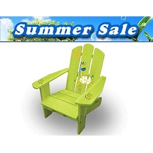 Lohasrus Summer Sale - Kids Patio Chair 15002- Non-toxic Stained Fir, Indoor Outdoor, for ages 2 to... by