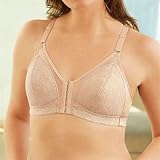 Glamorise : Glamorise Exclusively A&B Front Closure Lightly Lined Soft Cup Bra Style 1210