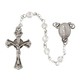 Pewter and Crystal Rosary by Bob Siemon