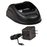 Verizon Alltel Motorola Krzr K1m CDMA LCD Twin Desktop Charger Cradle with AC Adapter Wall Charger
